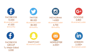 Lorraine C. Ladish social media reach