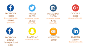 Lorraine C. Ladish social media reach