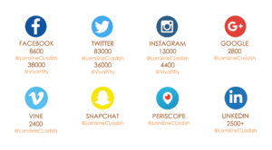 Lorraine C. Ladish social media reach