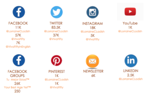 Lorraine C. Ladish social media reach