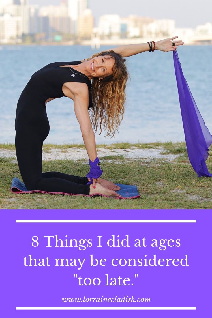 I've often started new endeavors at ages that others would consider "too old" or "too late." At 55, I'm far from done! #inspiration #midlife #success