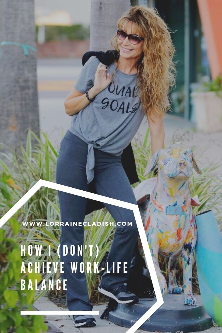I've always believed work-life balance is a myth, especially for those of us who work from home and/or have kids on top of that. Here's how I make it all flow. #career #family #blogger